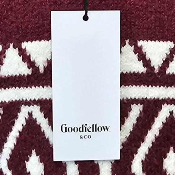 Hooded Jacquard Pullover Sweater | Goodfellow & Co | Medium - Picture 8 of 10
